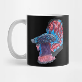 Swimming beta fish Mug